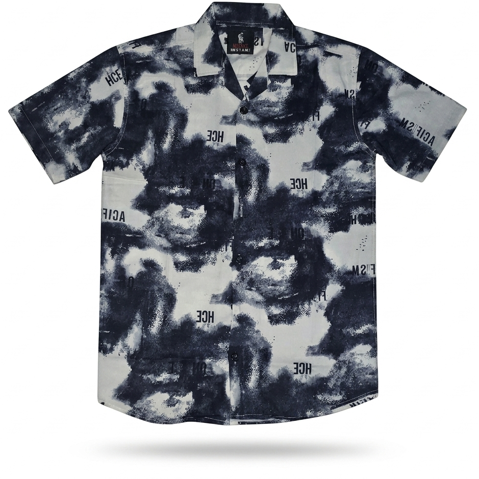 Abstract Splash - Printed Half Sleeve Casual Shirt