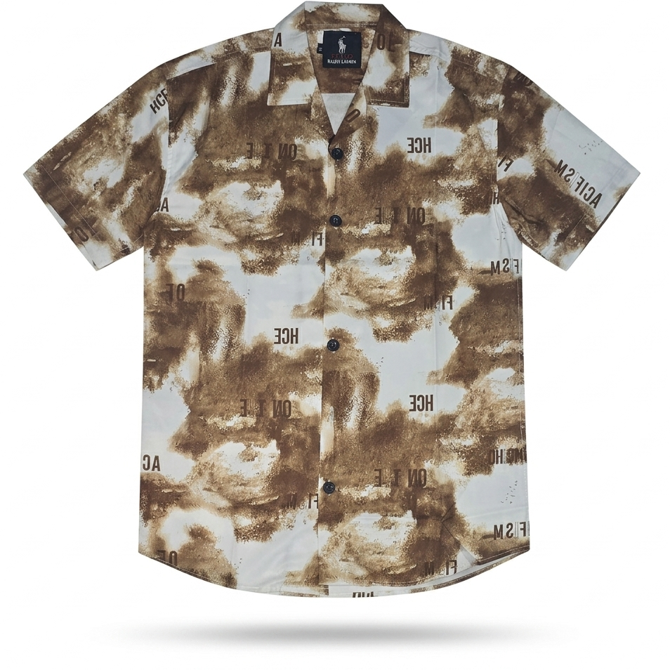 Abstract Splash - Printed Half Sleeve Casual Shirt