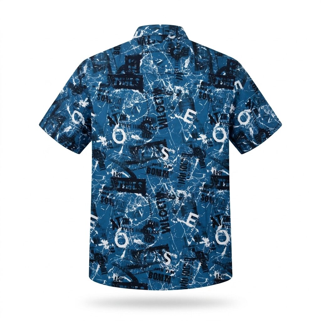 Printed Text – Half Sleeve Casual Shirt