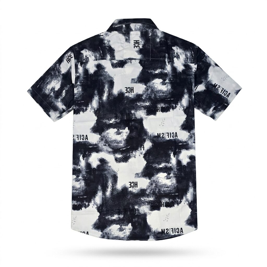 Abstract Splash – Printed Half Sleeve Casual Shirt